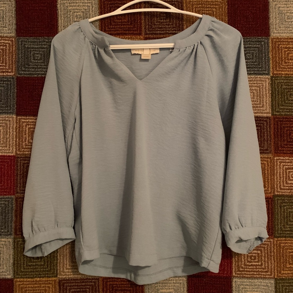 Monteau Soft Blue Women's Blouse
